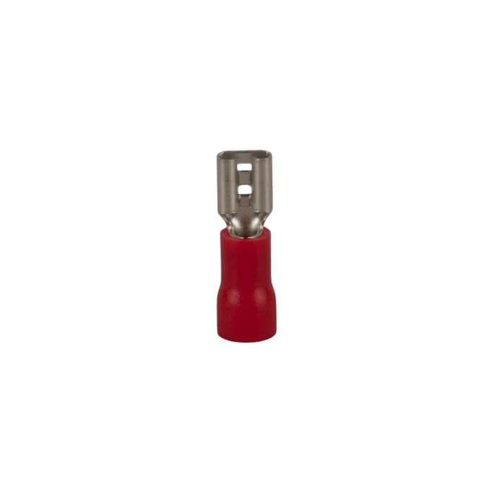 TERMINAL HEMBRA AISLADO ROJO 20-18 AWG, PAQUETE 100 PZA  2