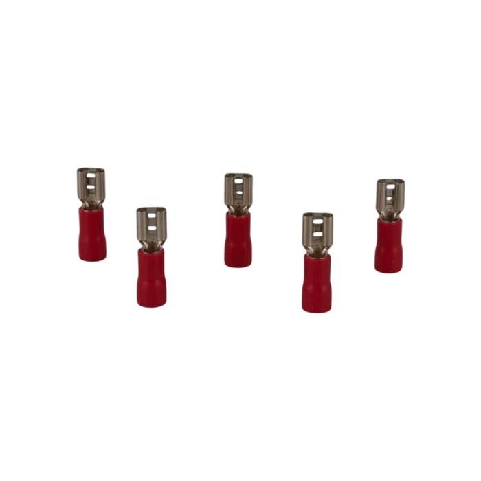 TERMINAL HEMBRA AISLADO ROJO 20-18 AWG, PAQUETE 100 PZA  3