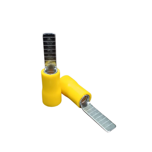 TERMINAL ESPADA AMARILLO 12-10 AWG, PAQUETE 100 PZA  1
