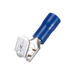 TERMINAL HEMBRA/MACHO AZUL 16-14 AWG, PAQUETE 100 PZA  1