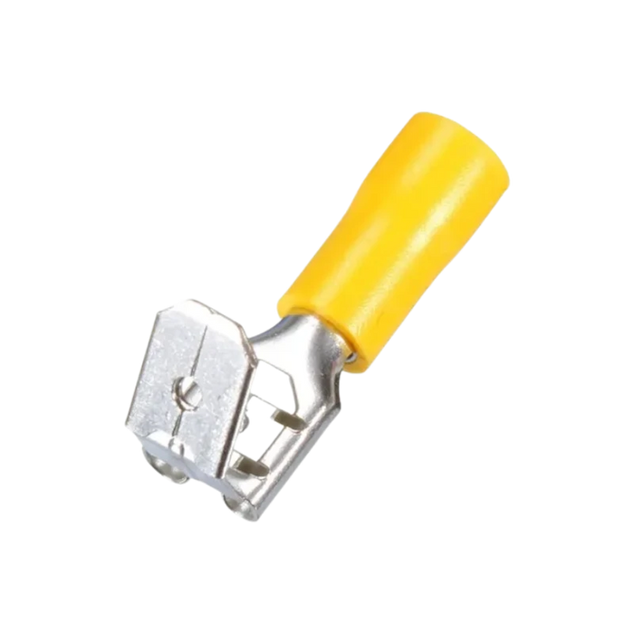 TERMINAL HEMBRA/MACHO AMARILLO 12-10 AWG, PAQUETE 100 PZA  1