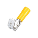 TERMINAL HEMBRA/MACHO AMARILLO 12-10 AWG, PAQUETE 100 PZA  1
