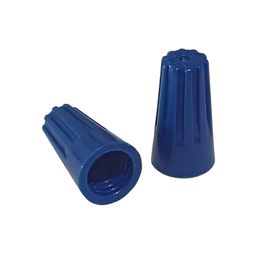 TERMINAL CAPUCHON AZUL 22-14 AWG, PAQUETE 100 PZA  1