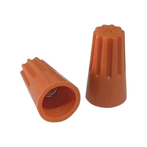 TERMINAL CAPUCHON NARANJA 18-12 AWG, PAQUETE 100 PZA  1