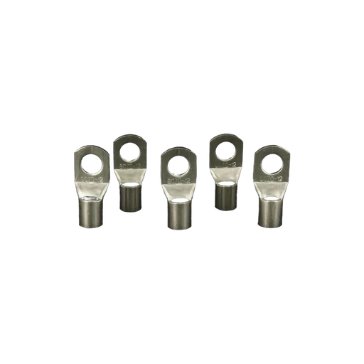 TERMINAL BT ANILLO 12-10 AWG 1/4" PARA BAJA TENSION A COMPRESION DE COBRE ESTAÑADO 1