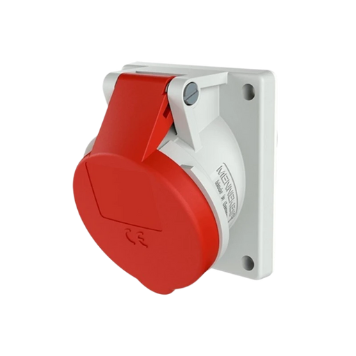 TOMA INDUSTRIAL HEMBRA EMPOTRABLE 125A 3 POLOS + TIERRA, IP67, 6H  1