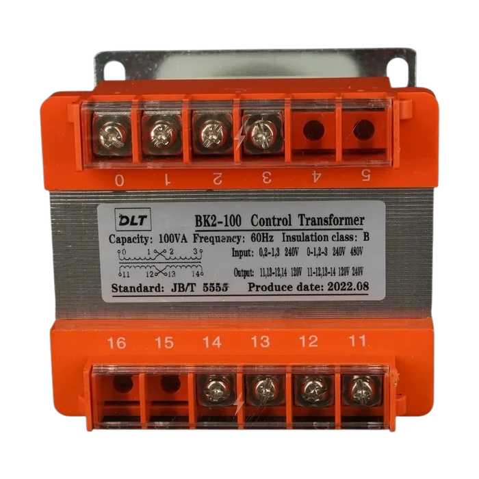 TRANSFORMADOR CONTROL 100 VA (24-12 VAC) 240-120/24-12 VAC (100% COBRE)  1