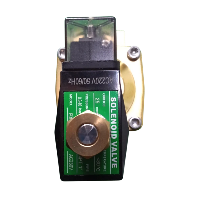 VALVULA SOLENOIDE 2 VIAS 1" 220 VAC NO SELLO NBR -10 a 90ºC, NPT 1", 220 VAC NORMALMENTE ABIERTA 3