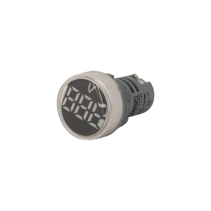 VOLTIMETRO DIGITAL BLANCO (50-500VAC) LED, 22MM