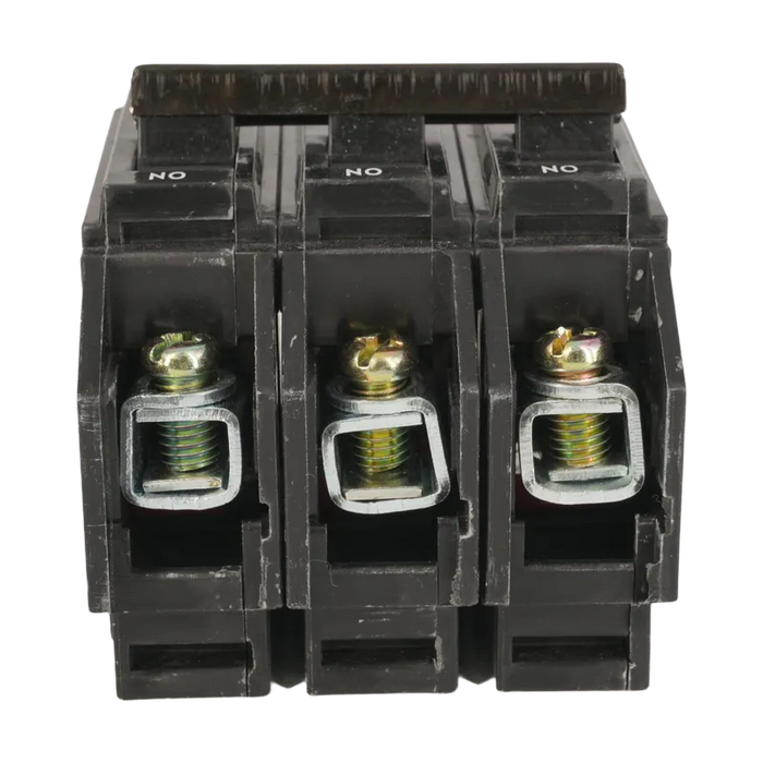 BREAKER SUPERFICIAL HQC 3X20A 20A, 240 VAC, 3 POLOS. NO INCLUYE UÑAS