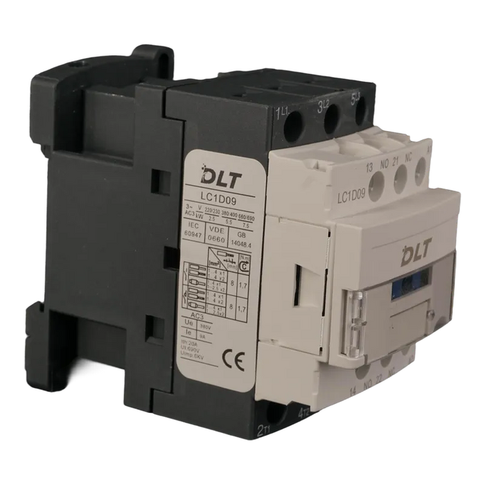 CONTACTOR LC1-D09, 9A, 220 VAC