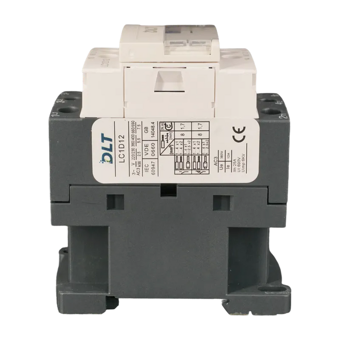 CONTACTOR LC1-D012, 12A, 220 VAC