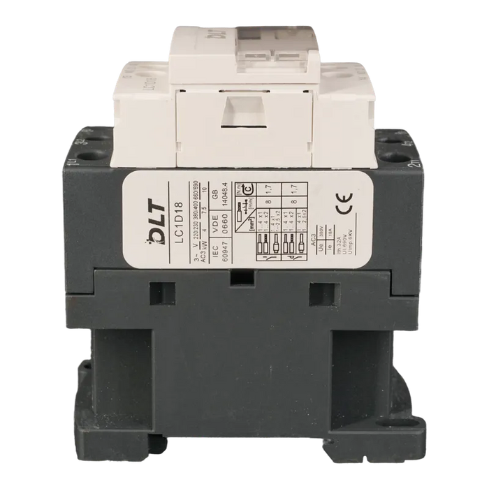 CONTACTOR LC1-D018, 18A, 220 VAC