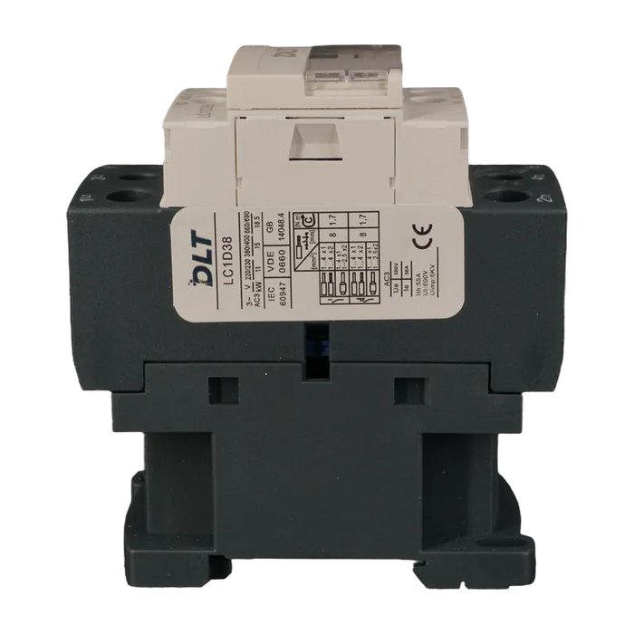 CONTACTOR LC1-D038, 38A, 220 VAC