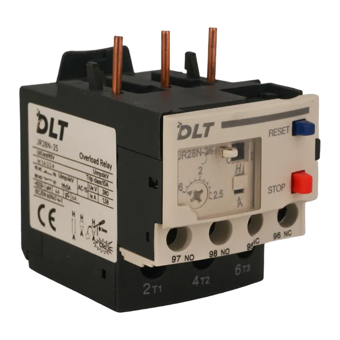 Relais De Protection Thermique LRD07 LRD07C 1,6-2,5A - Classe 10A, Compact Et Facile à Installer - 6