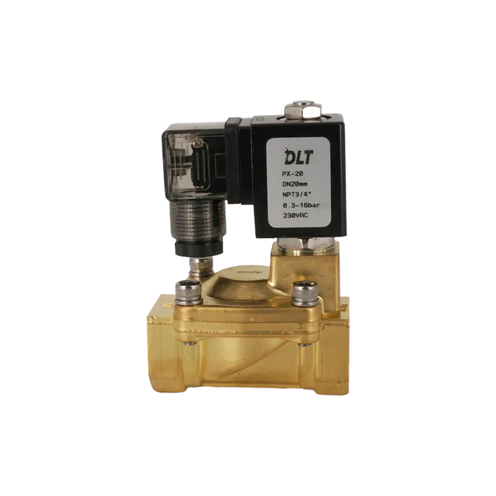 VALVULA SOLENOIDE 2 VIAS 3/4" 220 VAC NC SELLO NBR -10 a 90ºC, NPT 3/4", 220 VAC NORMALMENTE CERRADO